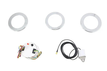 V-Twin 85mm GPS Speedometer and Tachometer Kit for Harley Davidson FL (1941-1950) by V-Twin