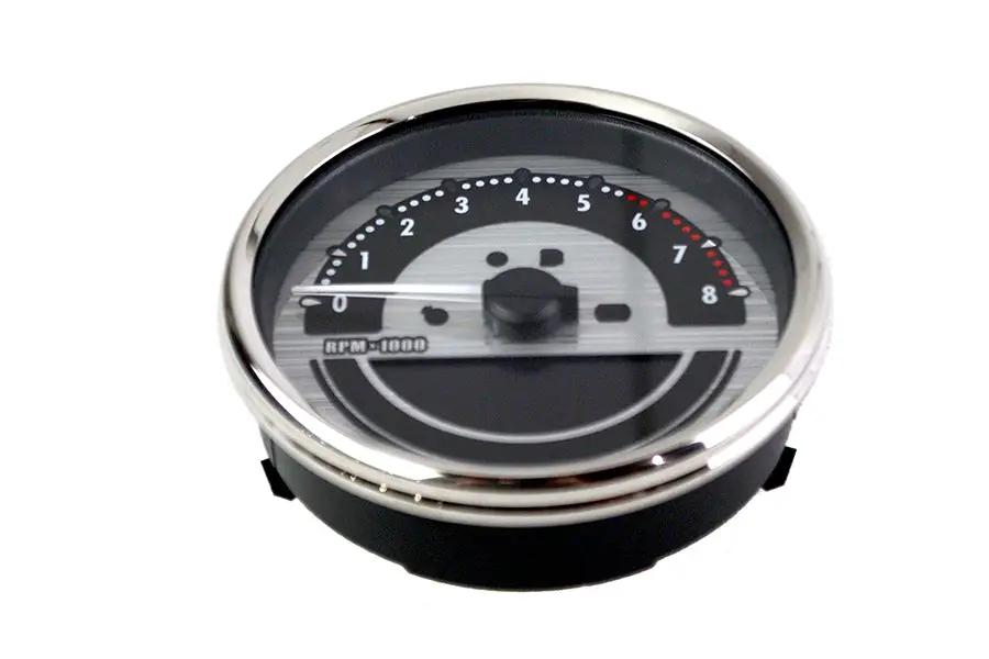 AEE 5 Inch Dakota Style Speedometer Silver for Harley Davidson FLHR by AEE