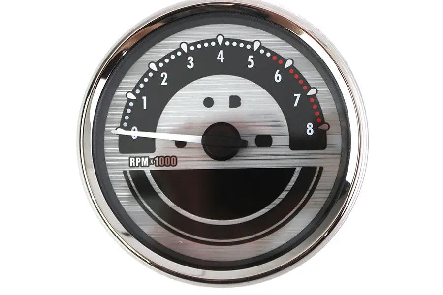 AEE 5 Inch Dakota Style Speedometer Silver for Harley Davidson FLHR by AEE