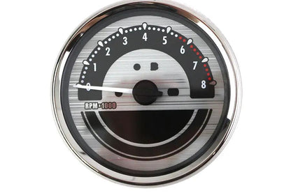 AEE 5 Inch Dakota Style Speedometer Silver for Harley Davidson FLHR by AEE