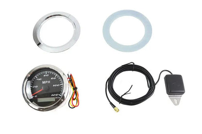 V-Twin 85mm GPS Speedometer Kit for Harley Davidson FLH (1956-1965) by V-Twin