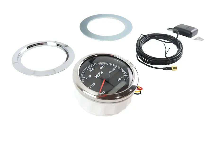 V-Twin 85mm GPS Speedometer Kit for Harley Davidson FLH (1956-1965) by V-Twin