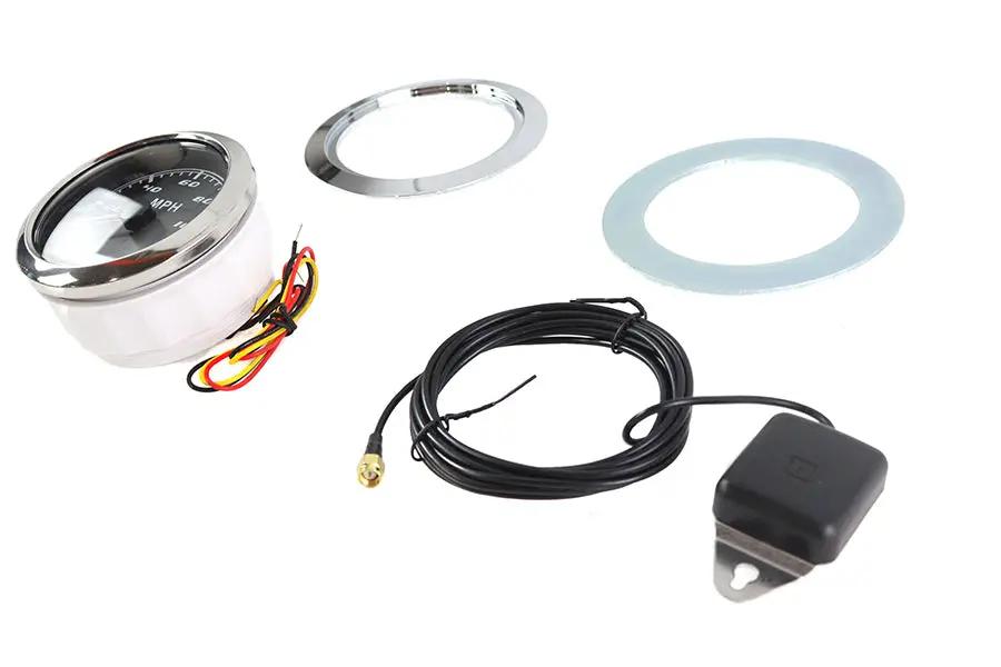 V-Twin 85mm GPS Speedometer Kit for Harley Davidson FLH (1956-1965) by V-Twin