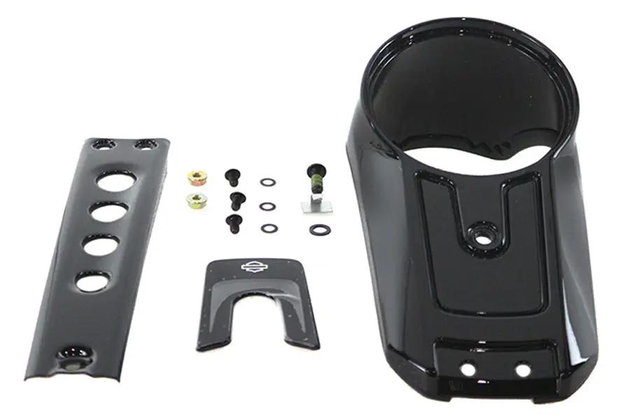 OE Softail Deluxe Dash Panel Black for Harley Davidson Models - Part 70900817 by OE