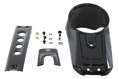 OE Softail Deluxe Dash Panel Black for Harley Davidson Models - Part 70900817 by OE
