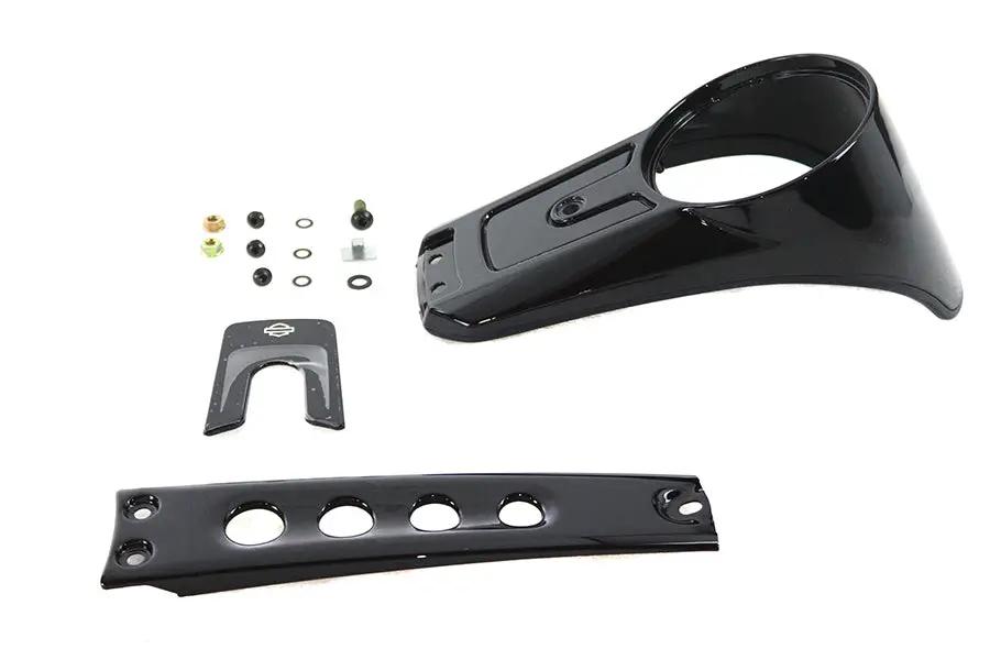 OE Softail Deluxe Dash Panel Black for Harley Davidson Models - Part 70900817 by OE