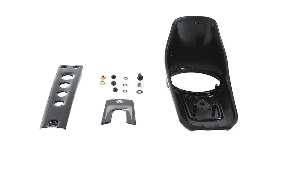 OE Softail Deluxe Dash Panel Black for Harley Davidson Models - Part 70900817 by OE