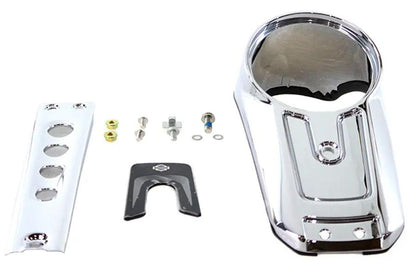 OE Softail Deluxe Dash Panel Chrome for Harley Davidson FLSB Models by OE