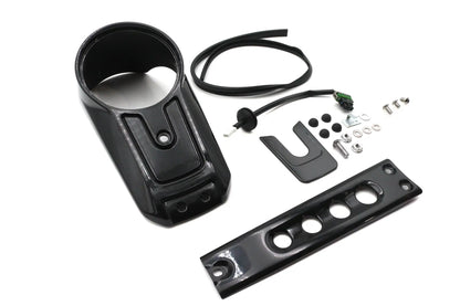 V-Twin Dash Panel Kit Black for Harley Davidson FLDE and FLHC Models Part 78881B by V-Twin