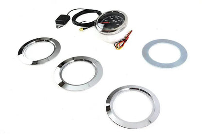V-Twin 85mm GPS Speedometer Kit for Harley Davidson FL Models by V-Twin