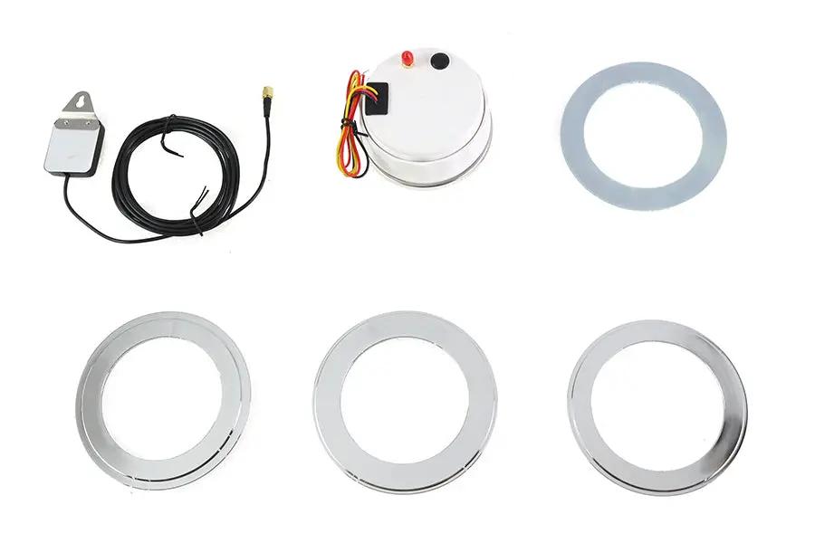 V-Twin 85mm GPS Speedometer Kit for Harley Davidson FL Models by V-Twin