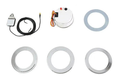 V-Twin 85mm GPS Speedometer Kit for Harley Davidson FL Models by V-Twin