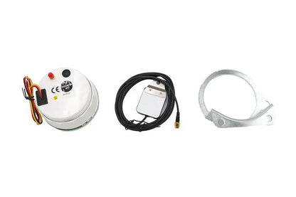 V-Twin 85mm GPS Speedometer Kit with Chrome Handlebar Riser Mount for Harley Davidson XL and FL Models by V-Twin