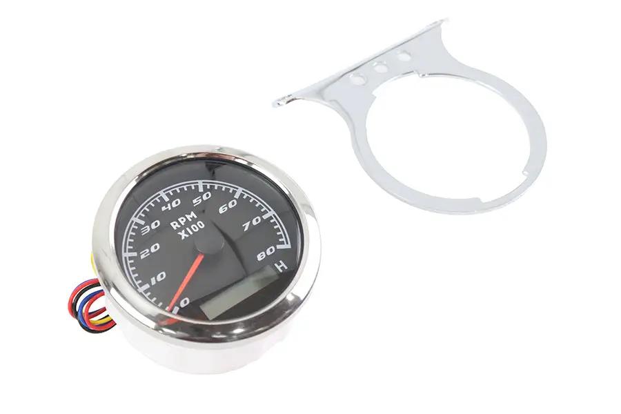 V-Twin 85mm Electric Tachometer Kit for Harley Davidson XL Models by V-Twin