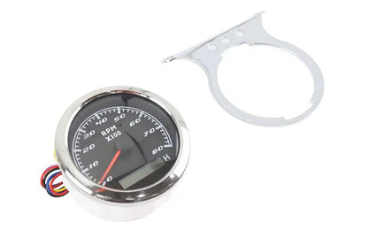 V-Twin 85mm Electric Tachometer Kit for Harley Davidson XL Models by V-Twin