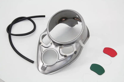 V-Twin 12-0070ARVT Raw Dash Panel for 1938 Harley Davidson EL, UL, WL Models by V-Twin