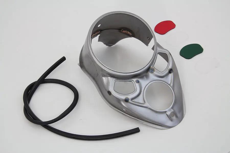V-Twin 12-0070ARVT Raw Dash Panel for 1938 Harley Davidson EL, UL, WL Models by V-Twin