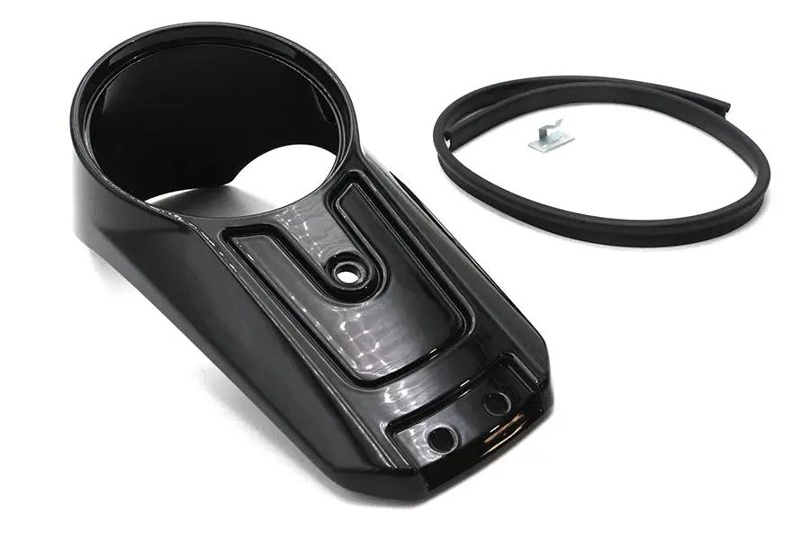 V-Twin FLSB Dash Panel Black for Harley Davidson Touring Models by V-Twin
