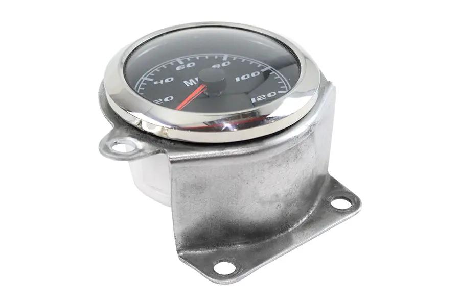 V-Twin 78791 85mm Chrome Gauge Bracket for Harley Davidson XL (1957-1966) by V-Twin