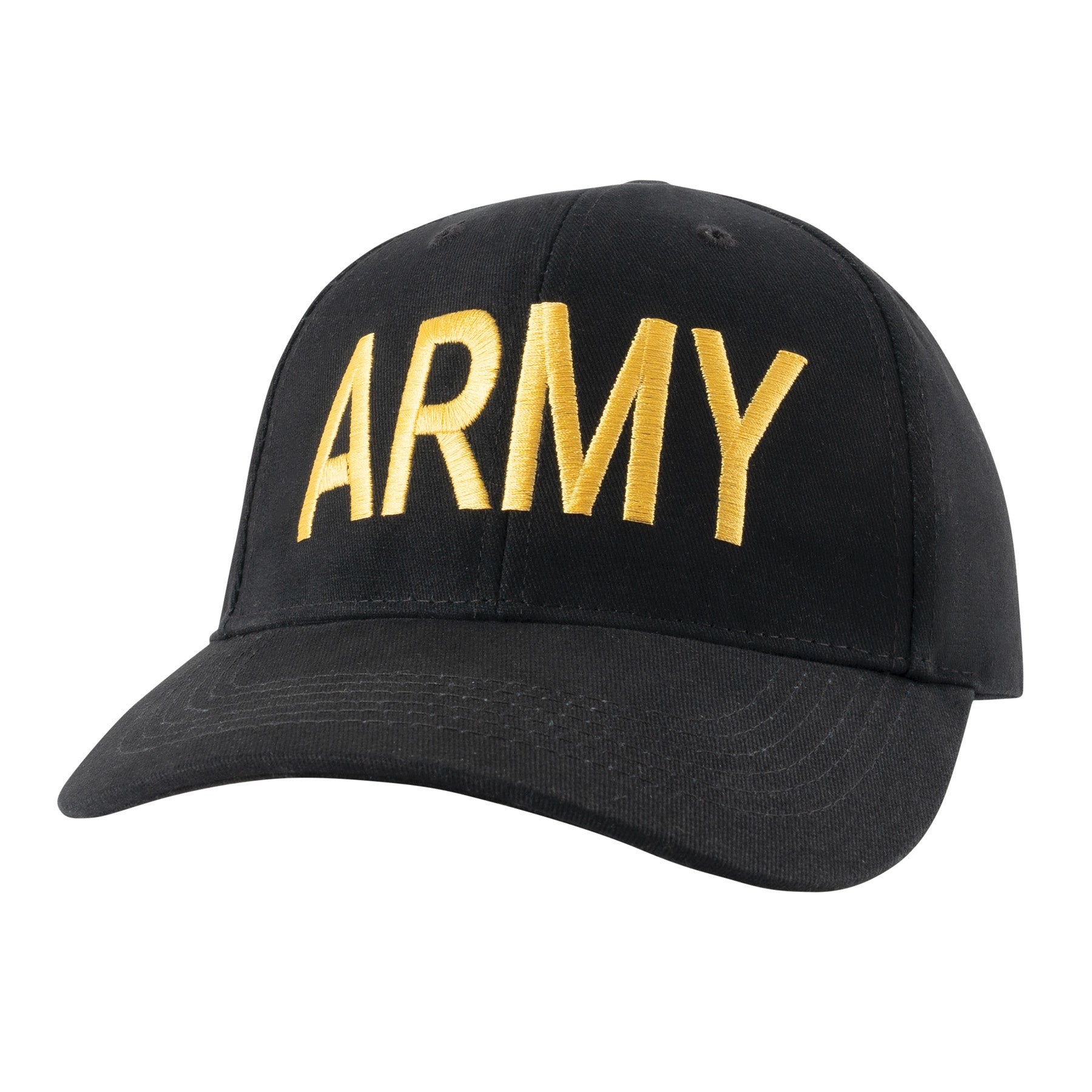 Rothco Army Supreme Low Profile Cap Black – Comfortable & Durable Military Style Hat