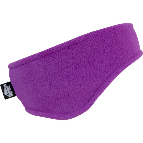 Turtle Fur Polartec Thermal Pro Stria Headband in Violet - Comfortable Athletic Wear