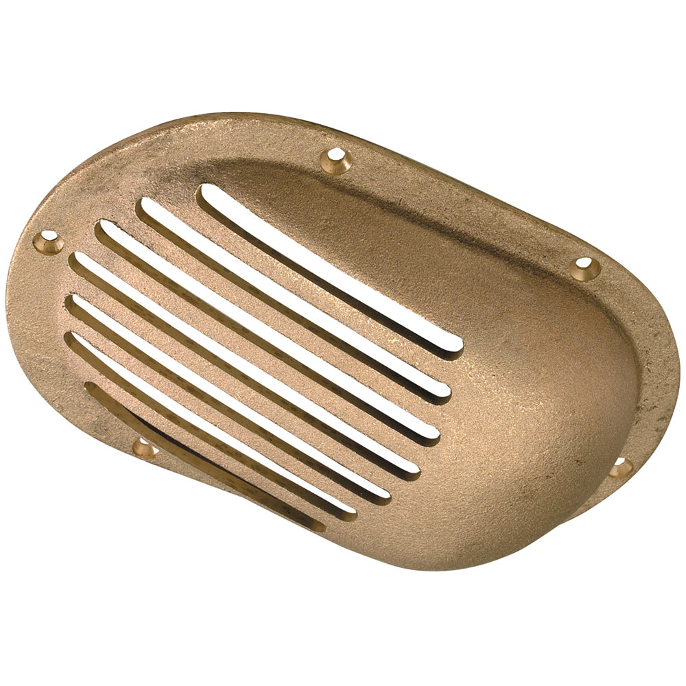 Perko 8 Inch x 5-1/8 Inch Bronze Scoop Strainer - Model 0066DP4PLB