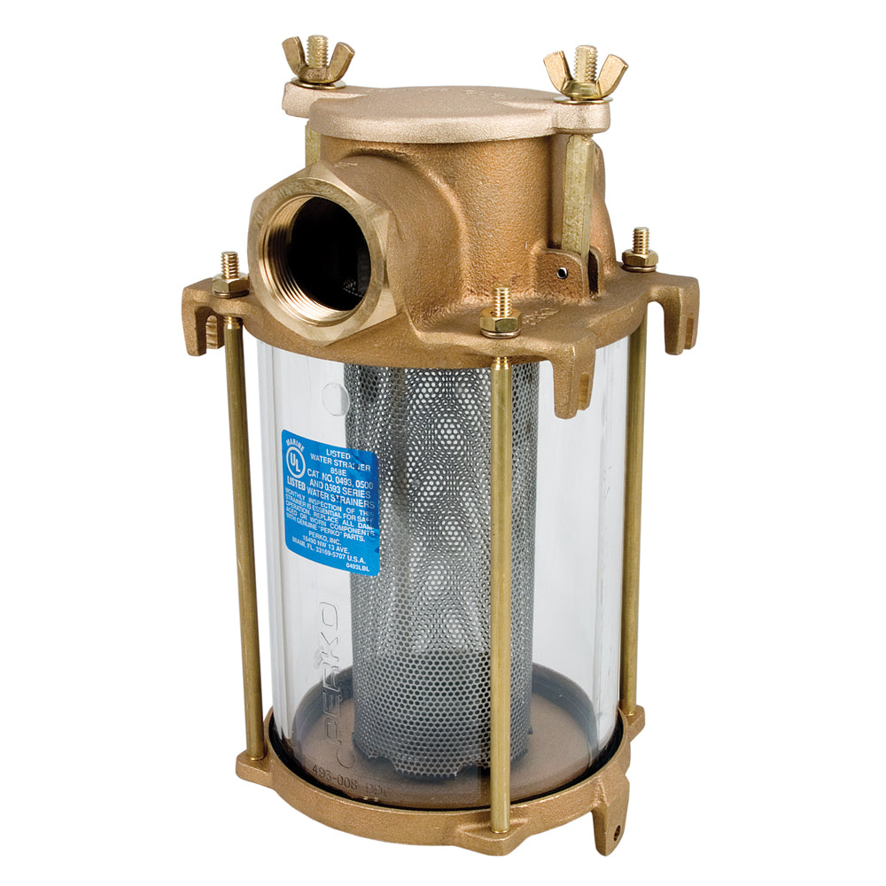 Perko 1-1/2 inch IPS Bronze Intake Strainer Model 0493008PLB – Easy Installation and Maintenance