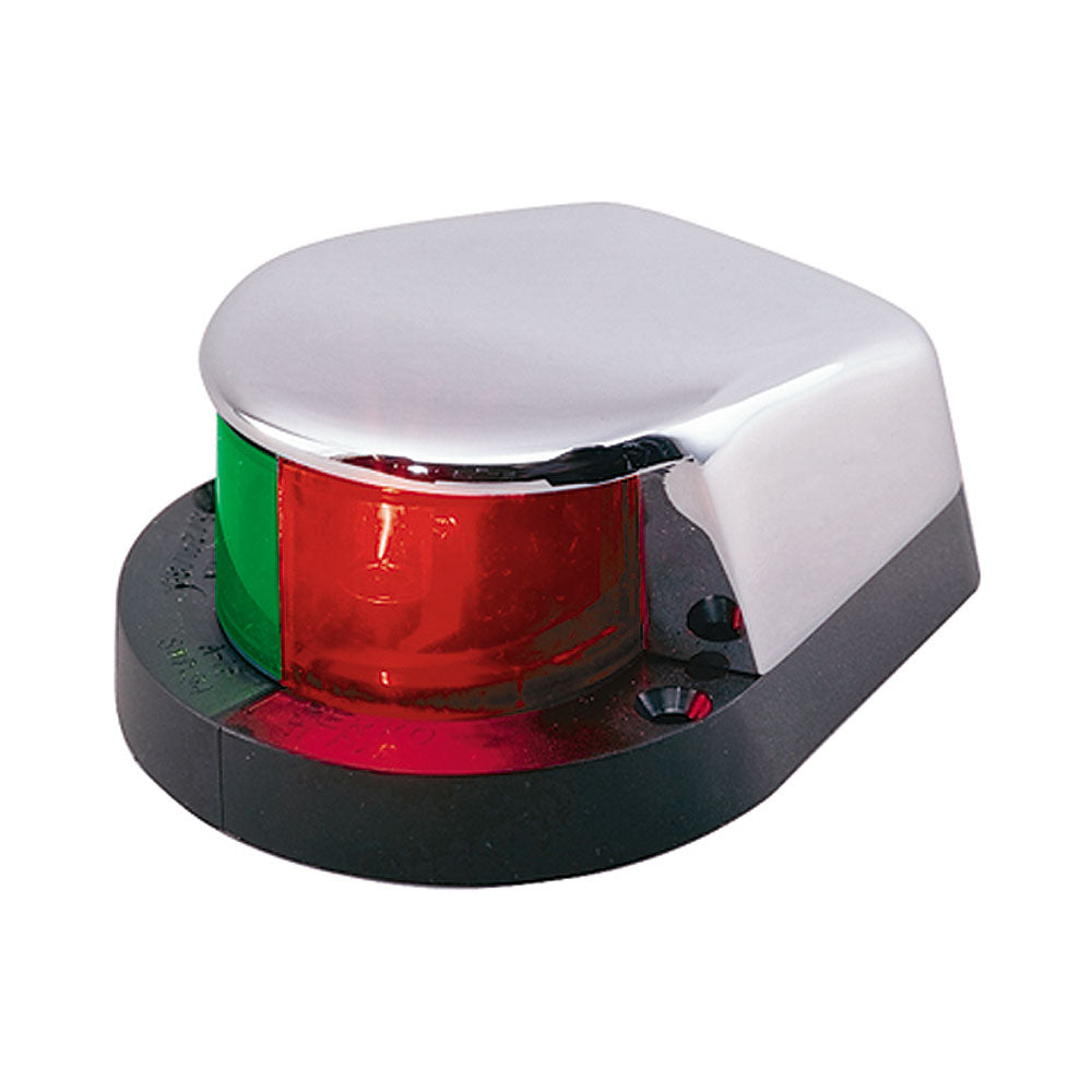 Perko 1310DP0CHR 12V Bi-Color Bow Light with Black Case and Chrome-Plated Top