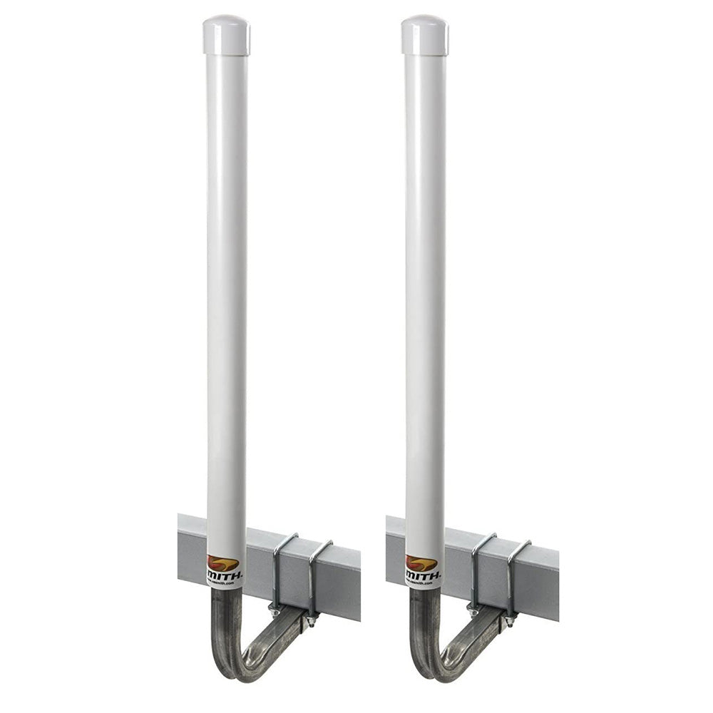 C.E. Smith 40-Inch Post Guide-On with Unlighted Posts for Trailers