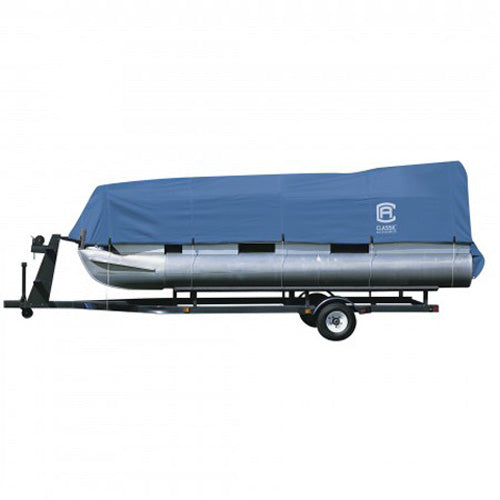 Classic Accessories Stellex Pontoon Boat Cover B - Durable Weather-Resistant Protection