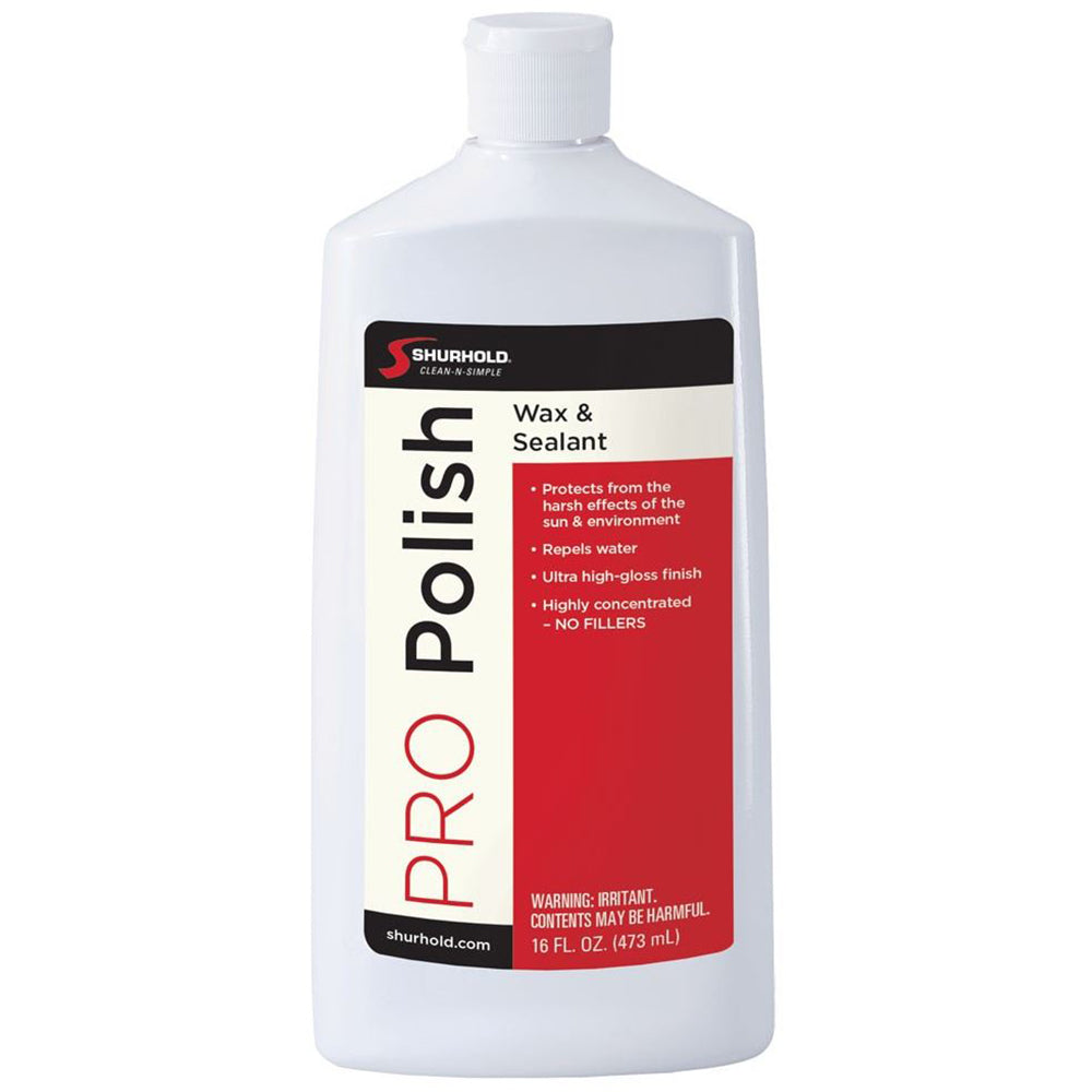 Shurhold Pro Polish Fiberglass Sealant & Polish - 16oz Bottle for Superior UV Protection and High Gloss Finish