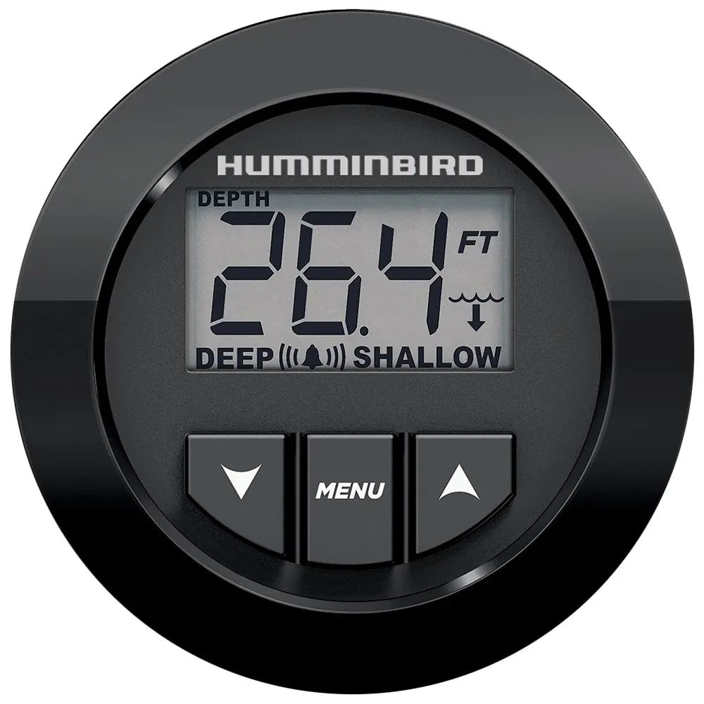 Humminbird HDR 650 In-Dash Digital Depth Sounder with Transom Mount Transducer