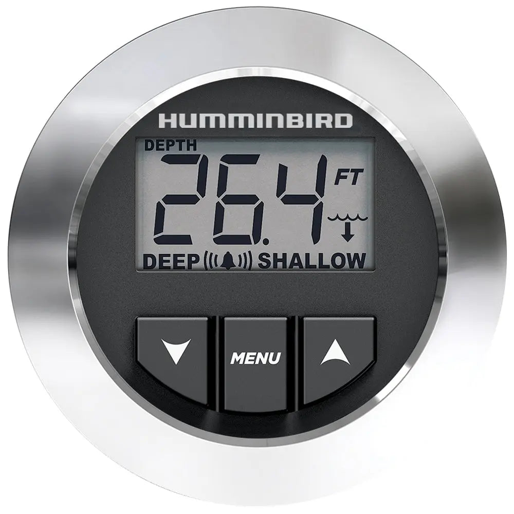 Humminbird HDR 650 In-Dash Digital Depth Sounder with Transom Mount Transducer