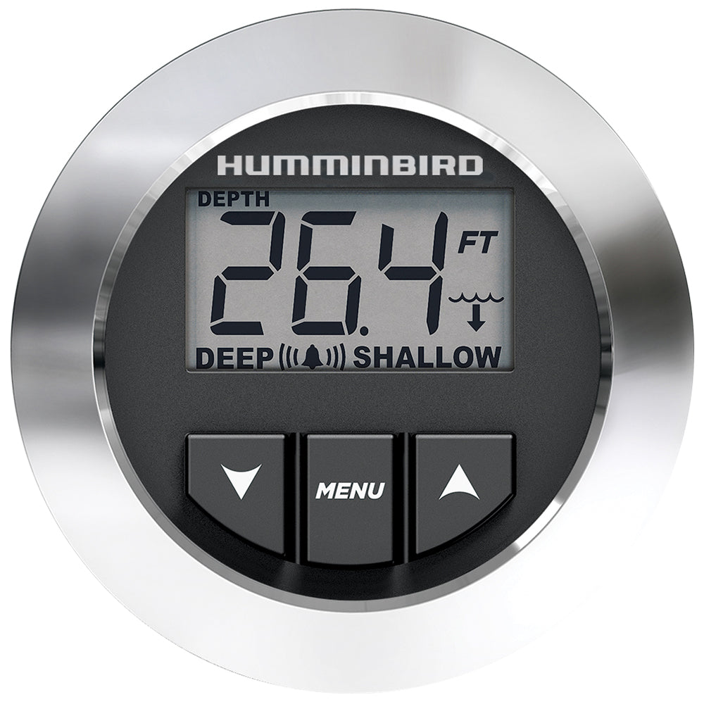 Humminbird HDR 650 In-Dash Digital Depth Sounder with Transom Mount Transducer