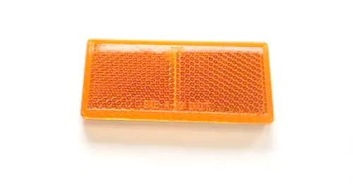 WES Industries 110-0036 Stick-On Yellow Reflector for Enhanced Visibility by WES INDUSTRIES