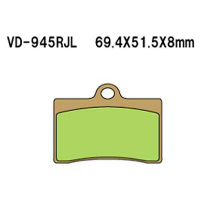 VESRAH VD-945RJL Brake Pads for Reliable Stopping Power