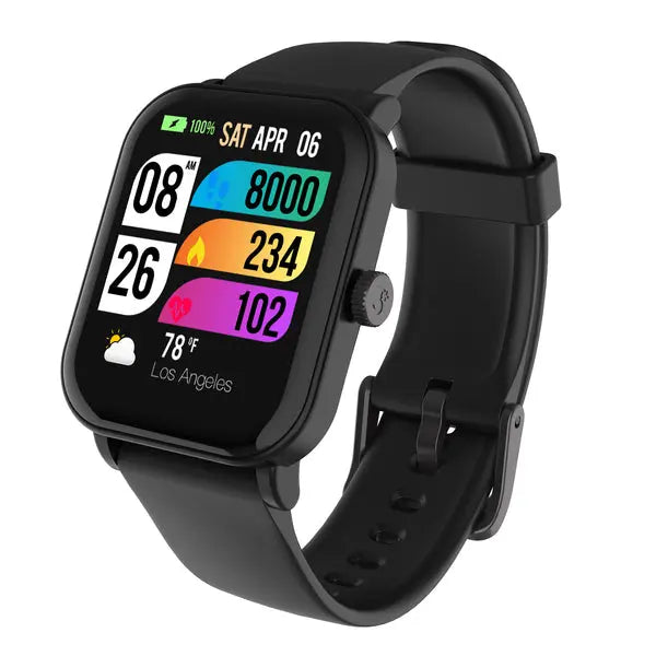 3PLUS Gen 2 Vibe Plus Smartwatch - Heart Rate, GPS & Fitness Tracking in Black