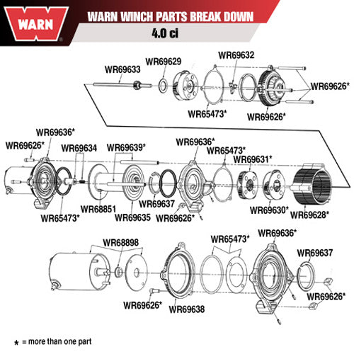 WARN Winch Thrust Washer - Model 69629 for Reliable Winching Performance