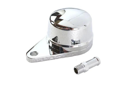 Wyatt Gatling Billet Crankcase Breather Chrome with 1/8 Inch NPT Fittings by Wyatt Gatling