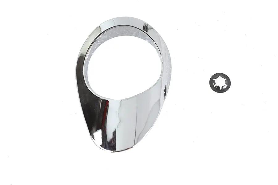 Wyatt Gatling Dipstick Bezel Chrome for Harley Davidson XL 2004-2013 by Wyatt Gatling