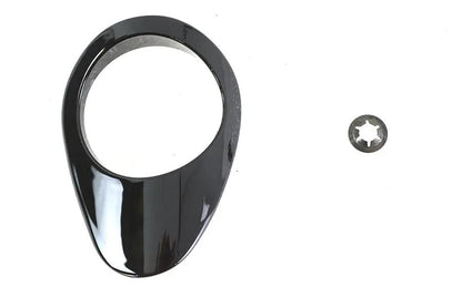 Wyatt Gatling Part 78327B Dipstick Bezel Black for Harley Davidson XL (2004-2013) by Wyatt Gatling