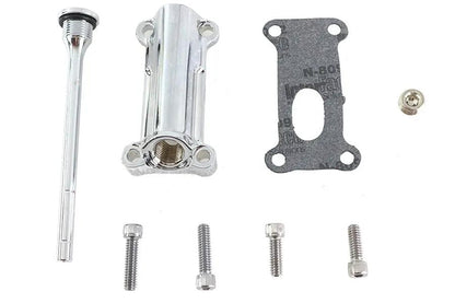 V-Twin Radium Chrome Oil Filler Kit for Harley Davidson FLHT, FLHR, FLHX, FLTR (Part #323056) by V-Twin
