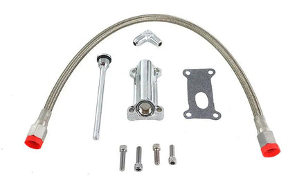 V-Twin Radium Chrome Oil Filler Kit for Harley Davidson FLHT and FLHR Models by V-Twin