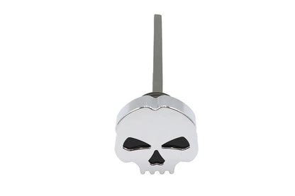 V-Twin Chrome Skull Style Oil Tank Dipstick for Harley Davidson FLT (Part #63867) by V-Twin