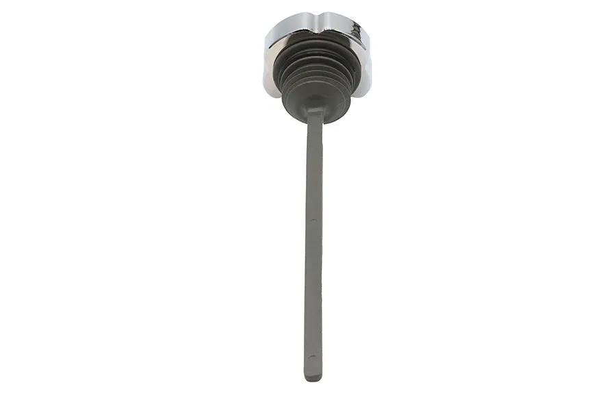 V-Twin Chrome Skull Style Oil Tank Dipstick for Harley Davidson FLT (Part #63867) by V-Twin