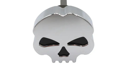 V-Twin Chrome Skull Style Oil Tank Dipstick for Harley Davidson FLT (Part #63867) by V-Twin