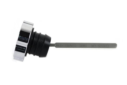 Wyatt Gatling Chrome Skull Style Oil Tank Dipstick for Harley Davidson FLST by Wyatt Gatling