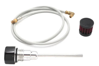 V-Twin Oil Tank Vented Dipstick Black for Harley Davidson FLT Models Part #78834B by V-Twin