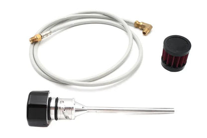 V-Twin M8 Vented Dipstick Black for Harley Davidson FXST Models by V-Twin