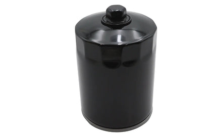 V-Twin Hex Spin On Oil Filter Black for Harley Davidson M8 Models by V-Twin